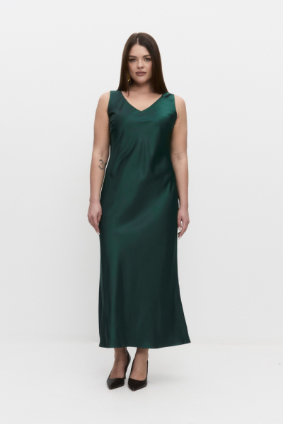 Платье-комбинация на широких бретелях