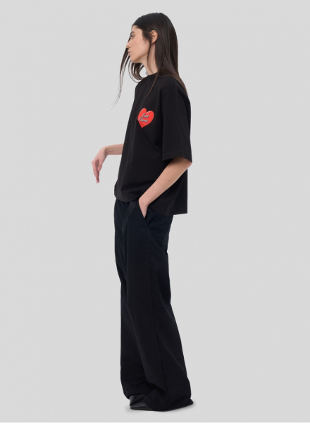 Футболка ZNY HEART ZNY, цвет: Черный, T-HEARTSS25-BLK купить онлайн