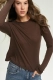 Лонгслив BASIC Brown