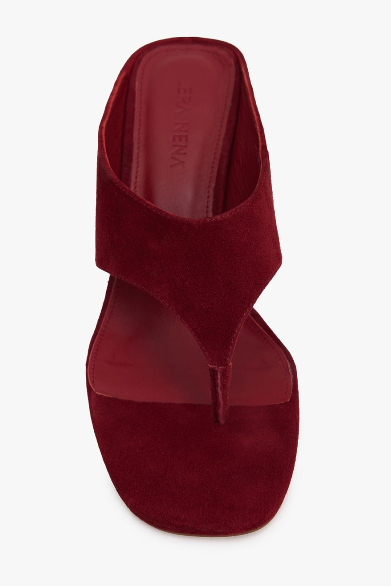 Босоножки из натуральной замши Lera Nena, цвет: красный LN.206.19231.320 купить онлайн