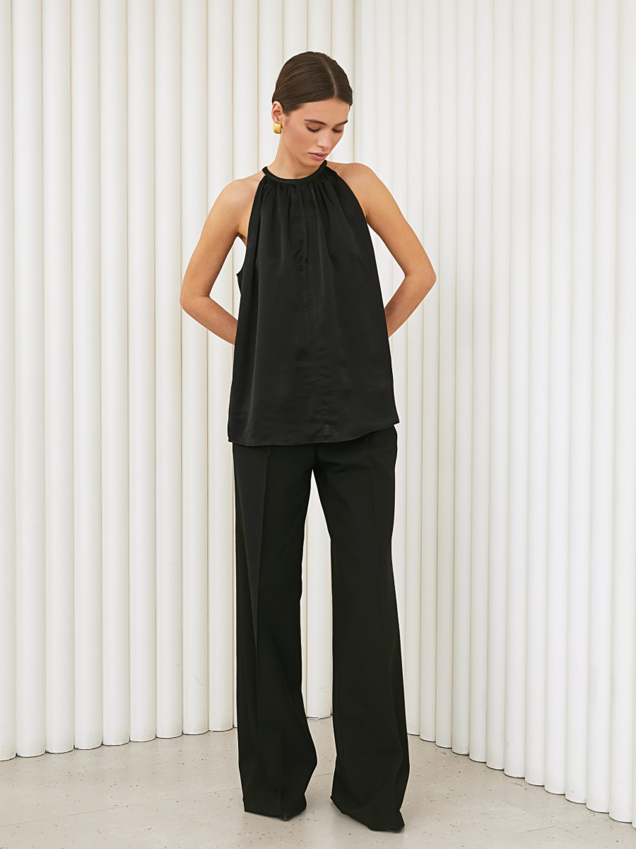 Топ с открытыми плечами I.B.W., цвет: Черный, BL021 купить онлайн