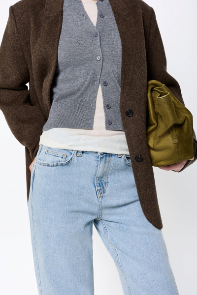 Пальто укороченное из шерсти Ricoco, цвет: шоколадный, 5000/1 купить онлайн