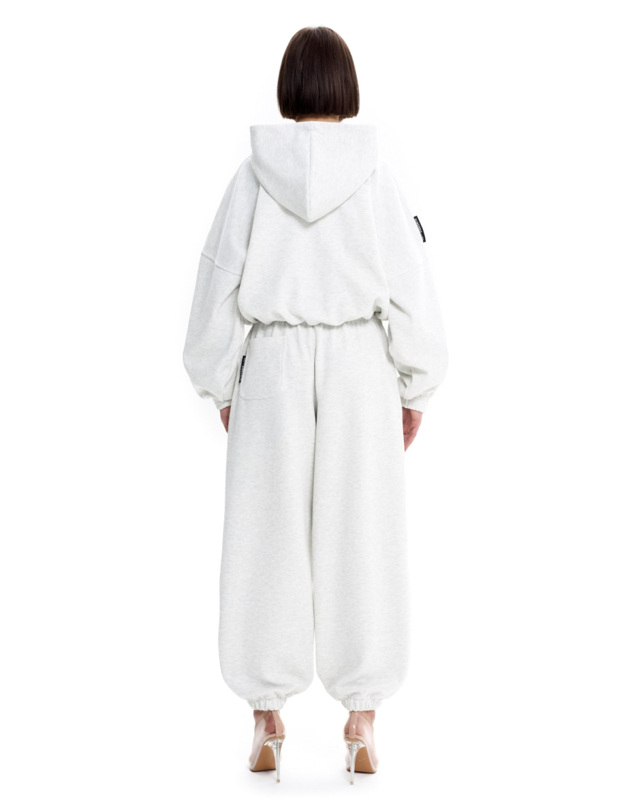 Костюм из облегченного вязаного футера Suborbia, цвет: серый меланж, 006886 купить онлайн