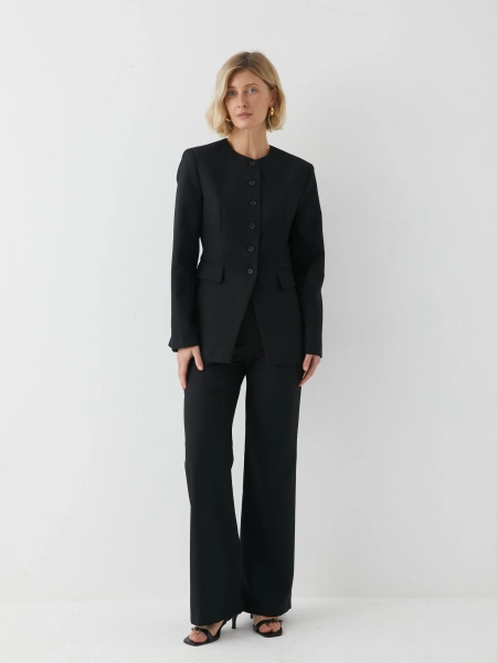 Жакет приталенный Marou, цвет: Черный, Mar_26020705 купить онлайн