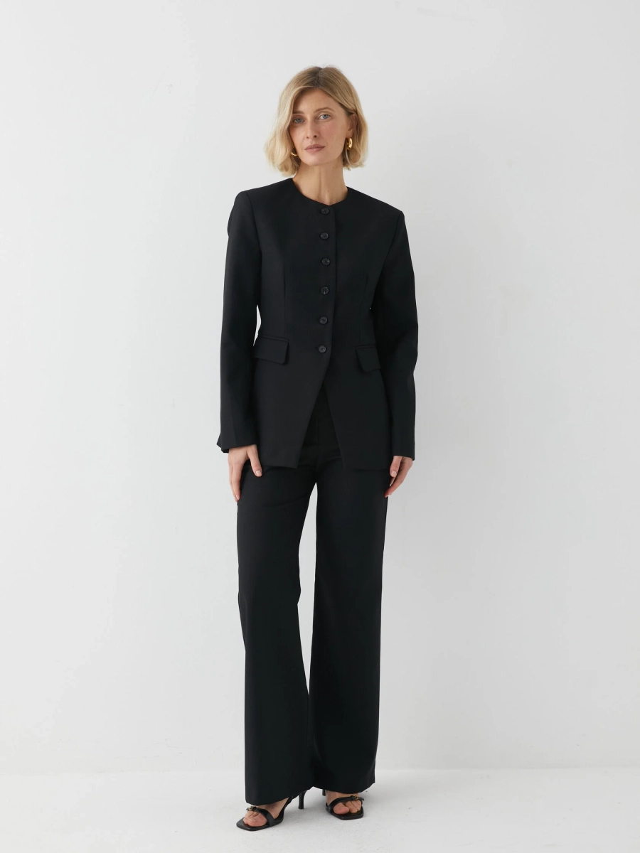 Жакет приталенный Marou, цвет: Черный, Mar_26020705 купить онлайн