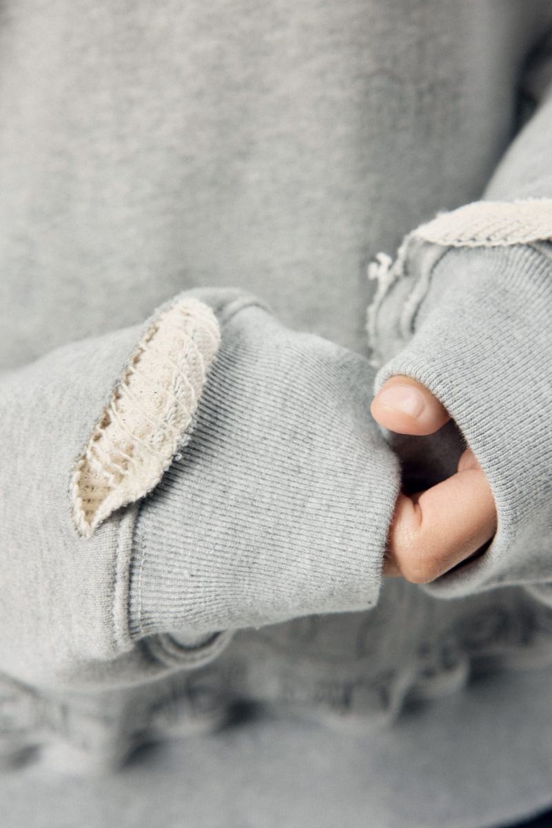 Свитшот Скетч NAIPACHE, цвет: серый, 2613002800 купить онлайн