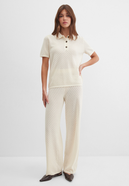 Ажурные брюки из хлопка