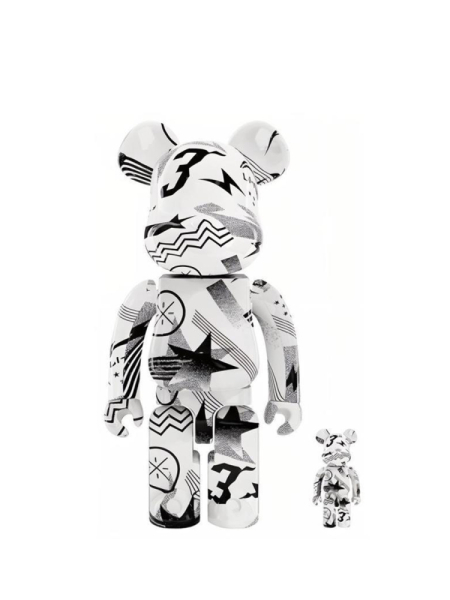 Фигурки Be@rBrick x Li-Ning Fashion White 400% + 100%