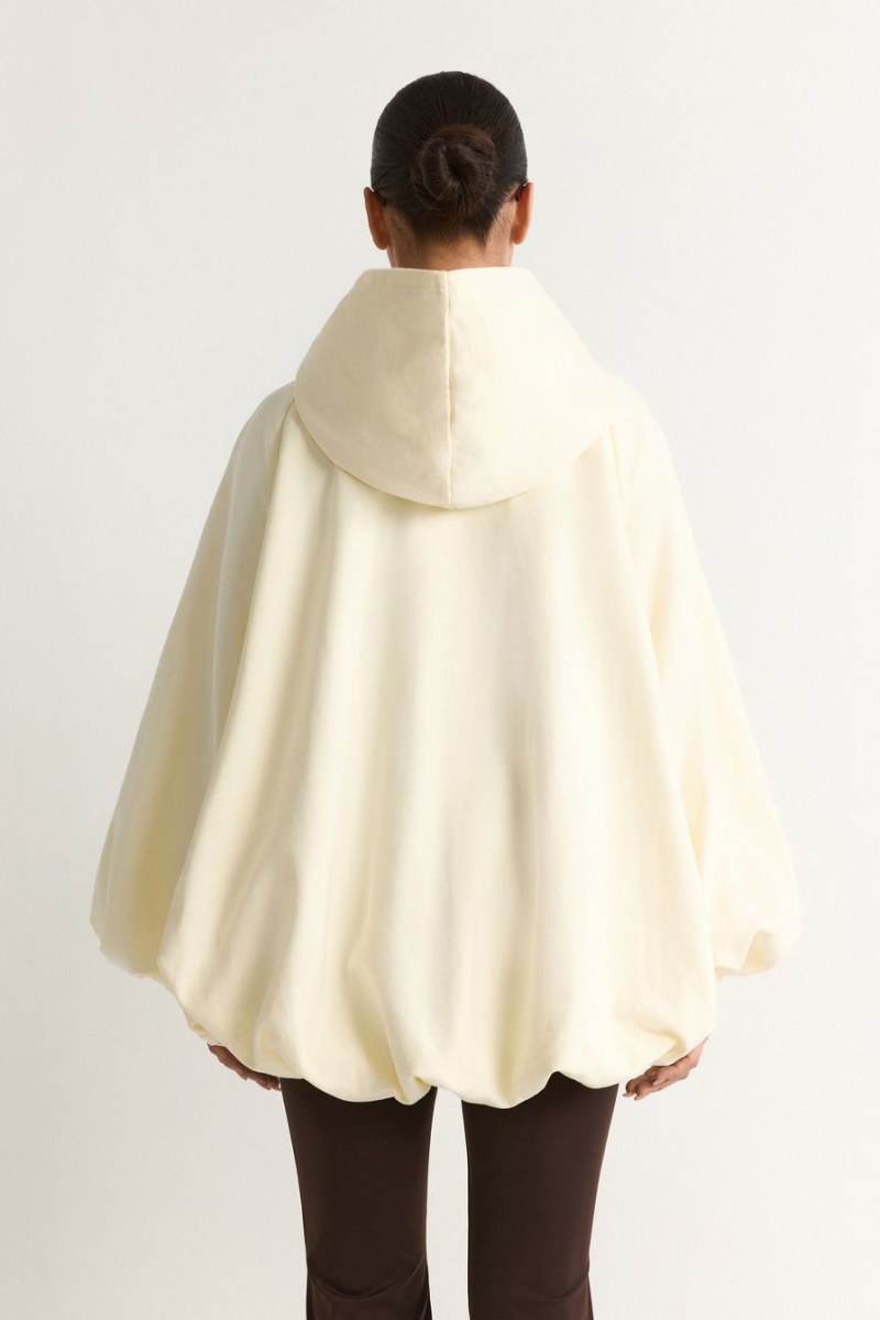 Худи из 100% хлопка TOPTOP, цвет: молочный, TT.054.18772.120 купить онлайн