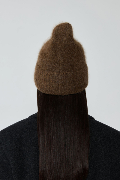 Шапка из альпаки AROUND, цвет: коричневый 1112_17A02 купить онлайн