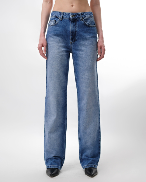 Джинсы straight ASYA SEMYONOVA, цвет: blue, 00-00002039 купить онлайн