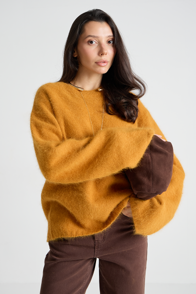 Джемпер MIA AIM, цвет: горчичный, MIA695 купить онлайн