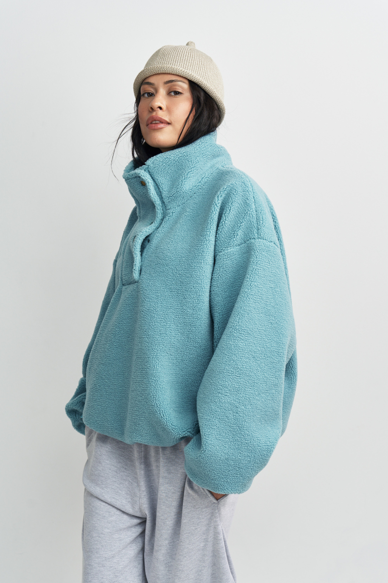 Анорак плюшевый Лазурный Erist store, цвет: синий, НФ-00003303 купить онлайн