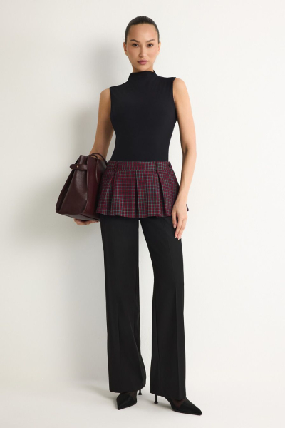 Брюки с баской TOPTOP, цвет: Черный, TT.030.18506.900 купить онлайн