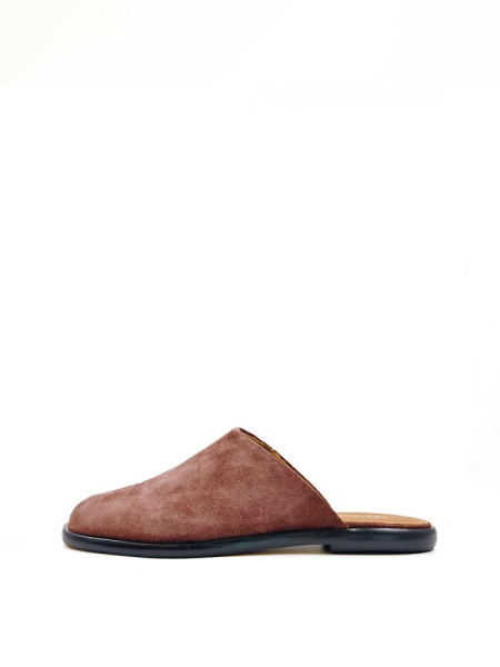 Сабо из натуральной замши