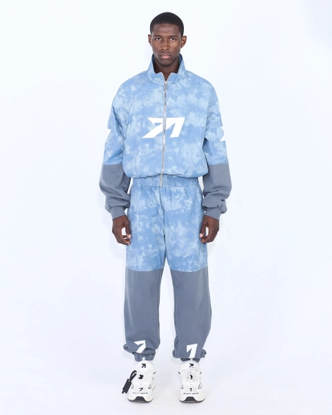 Олимпийка с логотипом-стрелкой ASIA ST 71, цвет: голубой, Ast71.olympic-mix-nylon-blue купить онлайн