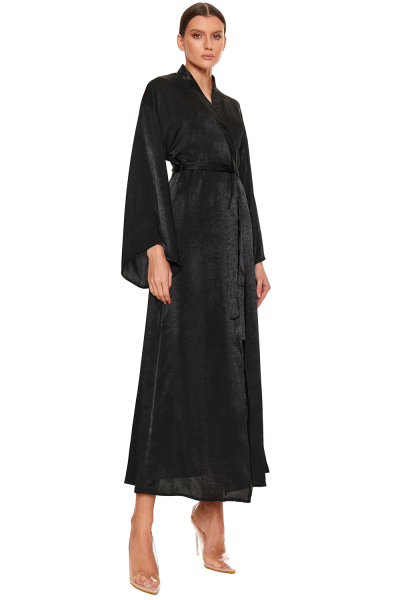 Халат Кимоно (длинный) SODAMODA, цвет: Черный, 14379 купить онлайн