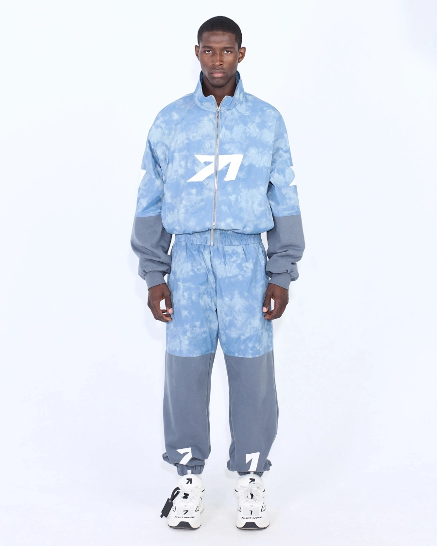 Олимпийка с логотипом-стрелкой ASIA ST 71, цвет: голубой, Ast71.olympic-mix-nylon-blue купить онлайн