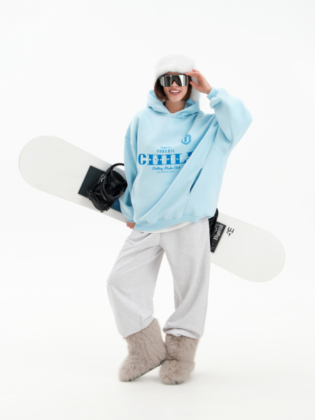 Худи с принтом Forchil, цвет: голубой,  купить онлайн