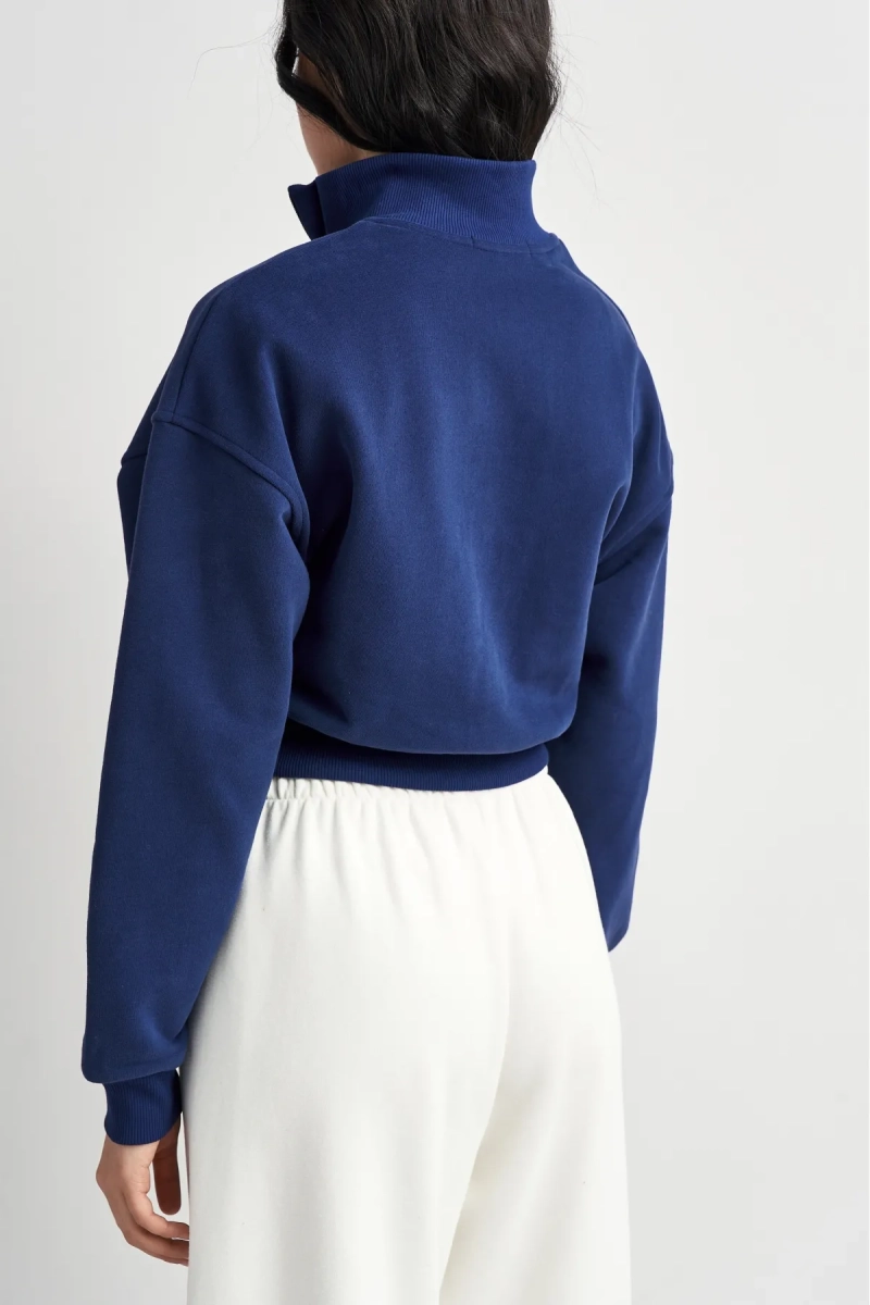 Бомбер мини Erist store, цвет: темно-синий, НФ-00003378 купить онлайн