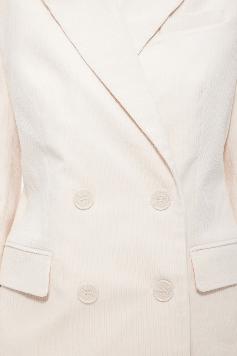 Двубортный жакет DREAMS BY ALENA AKHMADULLINA, цвет: молочный, 225102040204253/113000 купить онлайн