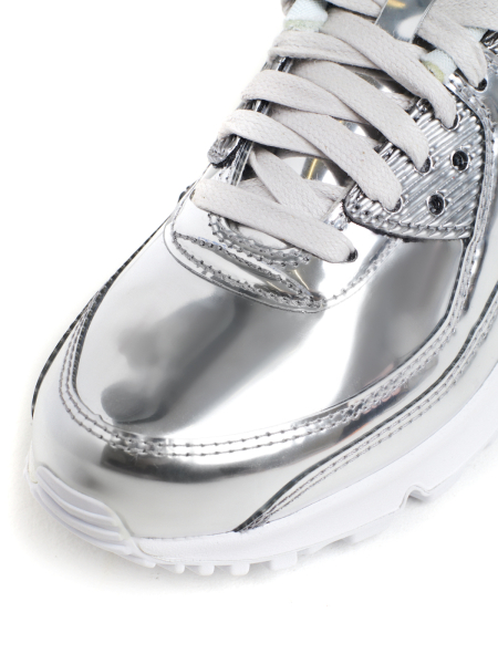 Кроссовки женские Nike Air Max 90 SP "Metallic Pack - Chrome" NKDADDYS SNEAKERS, цвет: серебристый CQ6639-001 купить онлайн