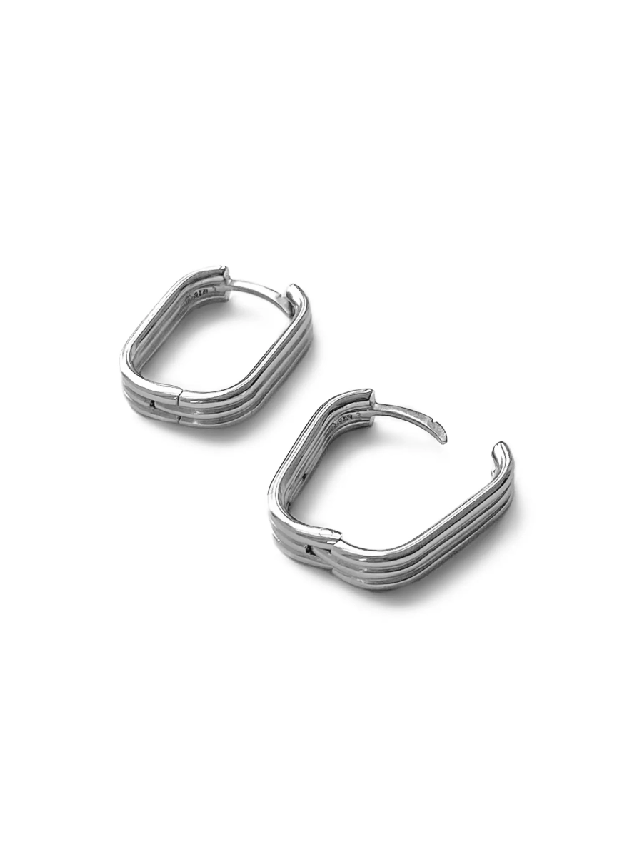 Серебряные серьги «Параллельный» SBLESKOM, цвет: серебро, 11787 купить онлайн