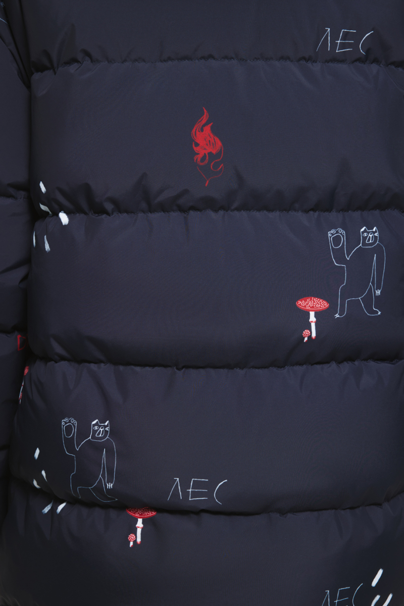 Пуховое пальто DREAMS BY ALENA AKHMADULLINA, цвет: Черный, 225101020504273/203000 купить онлайн