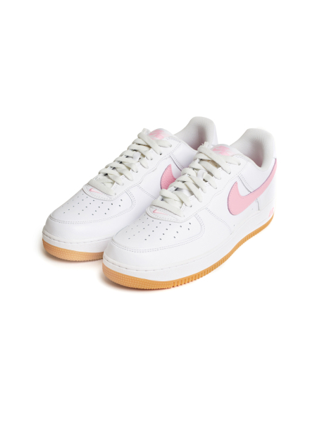 Кроссовки мужские Nike Air Force 1 Low Retro "Pink Gum" NKDADDYS SNEAKERS, цвет: белый DM0576-101 купить онлайн