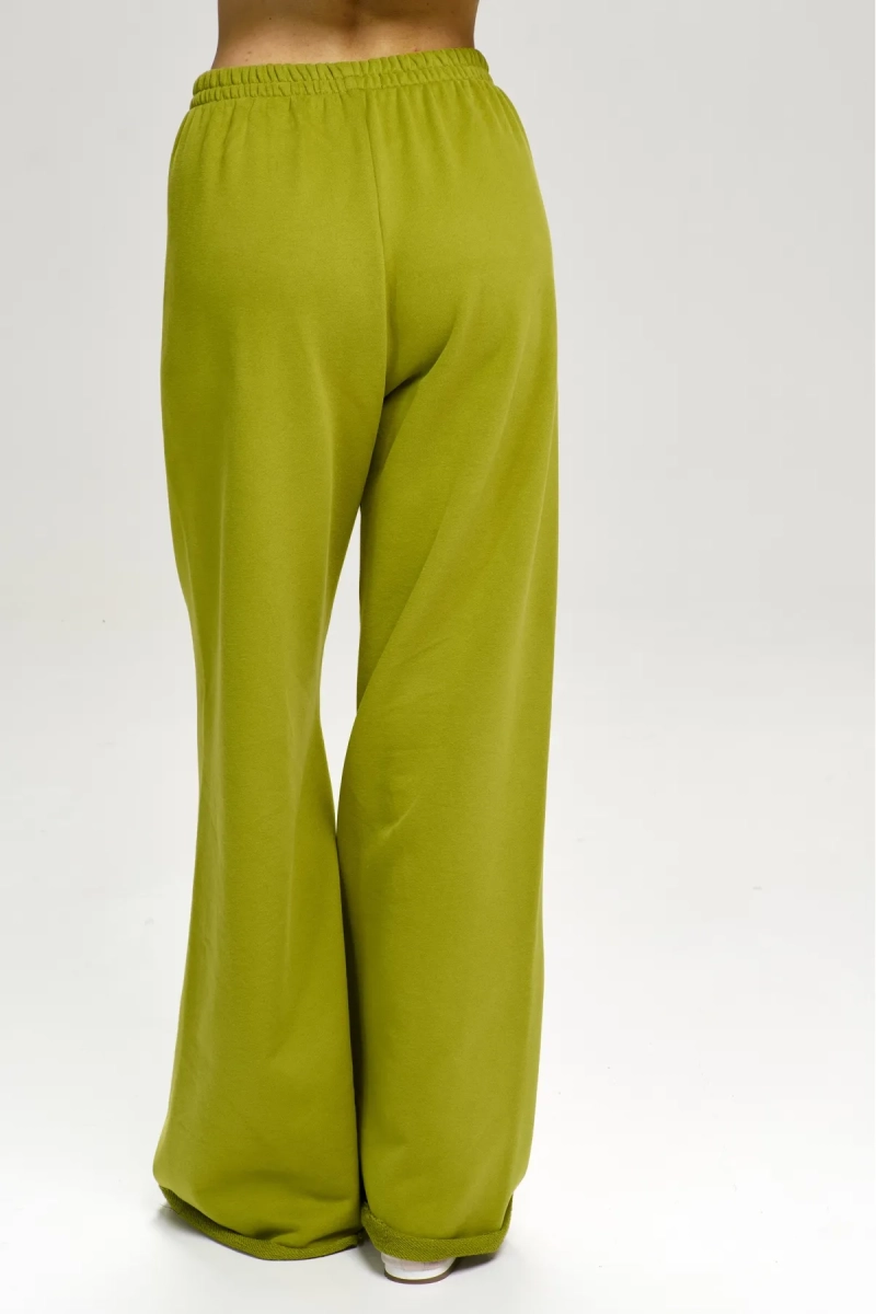 Брюки-трубы Lemongrass Erist store, цвет: зеленый, НФ-00002410 купить онлайн