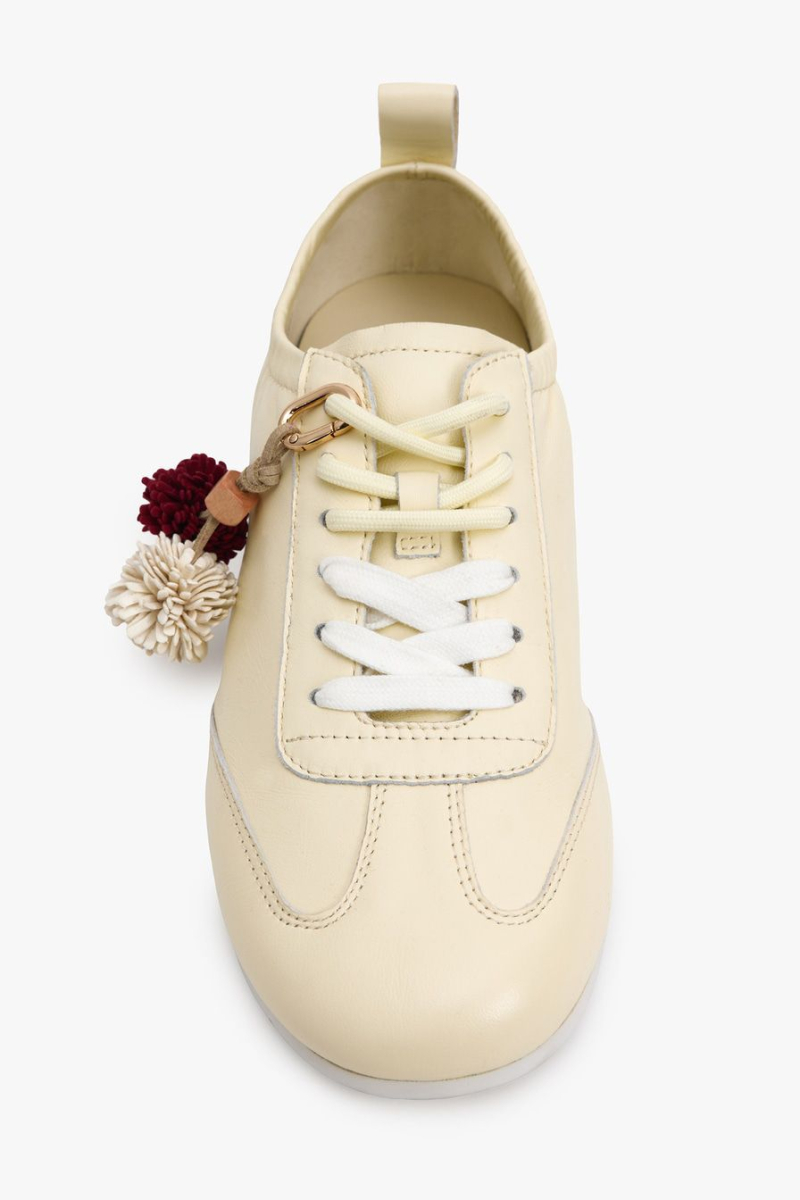 Кеды из натуральной кожи Lera Nena, цвет: Желтый LN.501.19465.200 купить онлайн