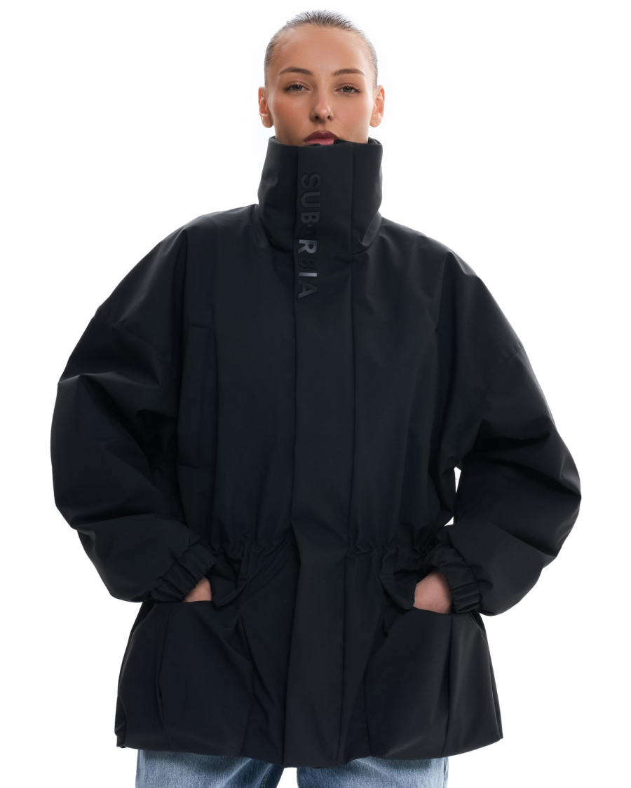 Куртка с кулиской на талии