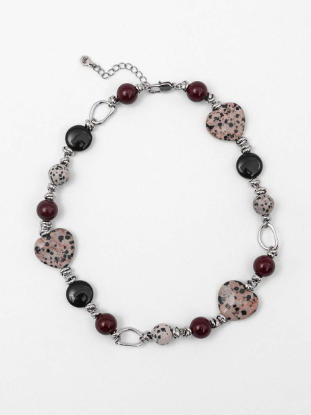 Колье "Jasper heart"