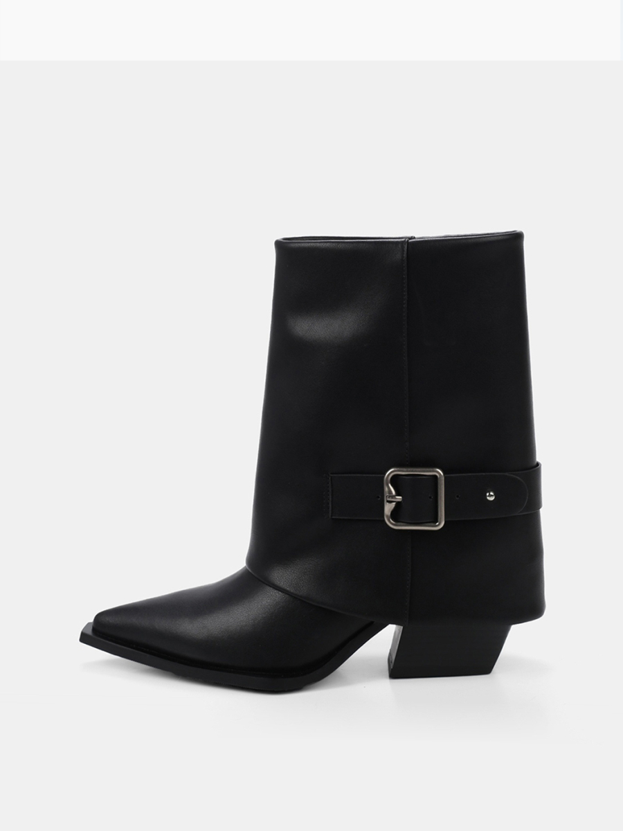 Казаки с манжетой из натуральной кожи