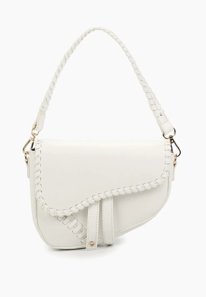 Сумка с плетеной ручкой