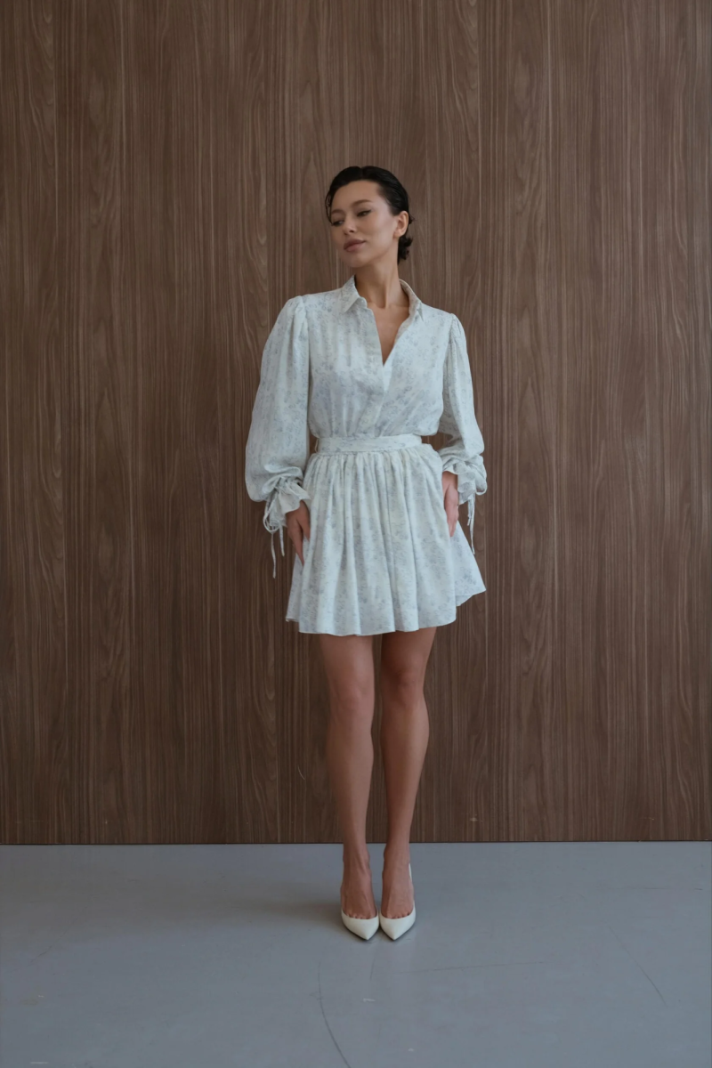 Платье с длинным рукавом "Нежность"