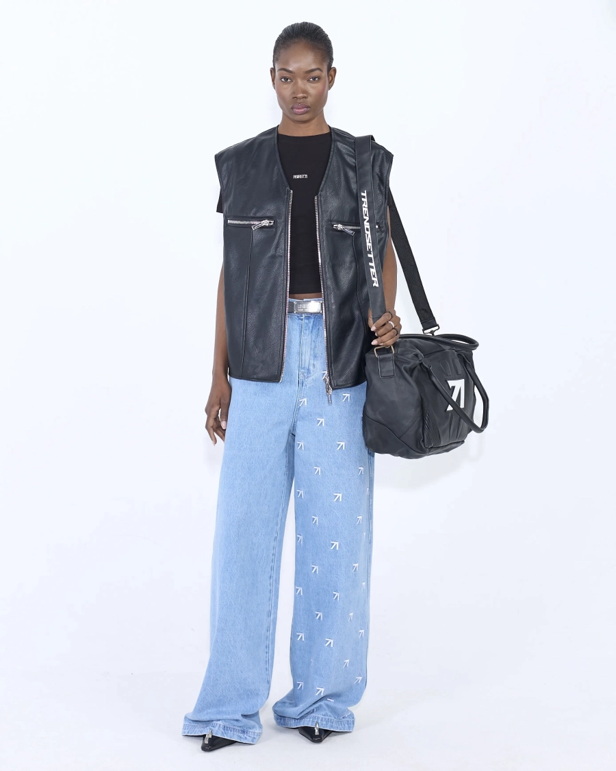 Жилет из экокожи BLACK ASIA ST 71, цвет: Черный, Ast71.vest-leather-bl купить онлайн