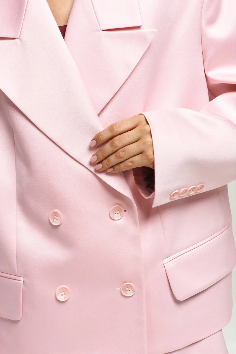 Жакет атласный Pink Erist store, цвет: розовый, НФ-00002944 купить онлайн