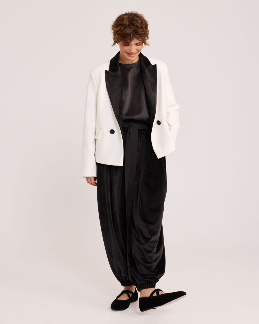 Брюки-шаровары BLACK Anmuse, цвет: Черный, TR25W214-BLC купить онлайн