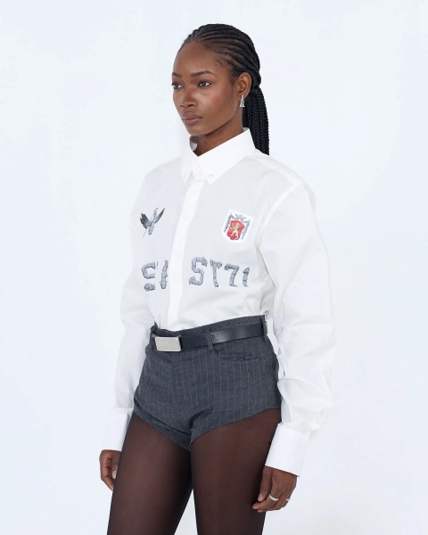 Сорочка CL71 BLAZON LION WHITE ASIA ST 71, цвет: белый, Ast71.CL-shirt-lion-wh купить онлайн