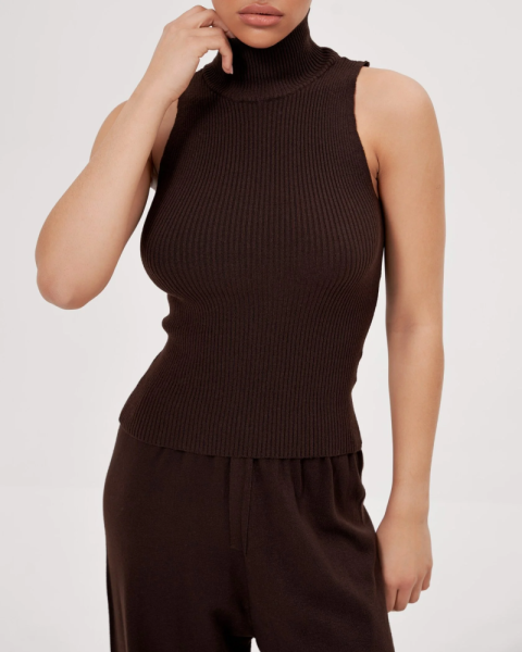 Водолазка KNITTED DARK CHOCOLATE