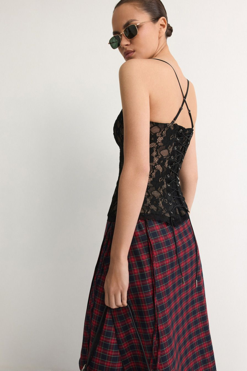 Корсет кружевной TOPTOP, цвет: Черный, TT.124.18657.900 купить онлайн