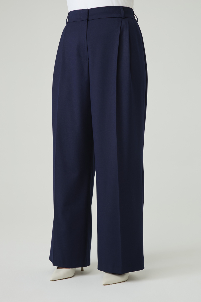 Брюки со стрелками 4forms, цвет: темно-синий, 00019878 купить онлайн