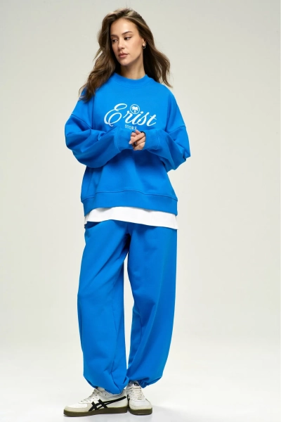 Свитшот Wellness Electric Blue Erist store, цвет: синий, НФ-00002806 купить онлайн