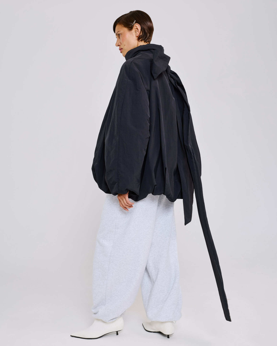 Куртка баллон из тафты Anmuse, цвет: Черный, JCK26SP227-BLC купить онлайн