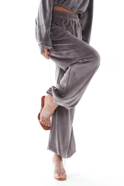 Брюки Velour GARCHIT, цвет: серый, GARVelBrGray купить онлайн