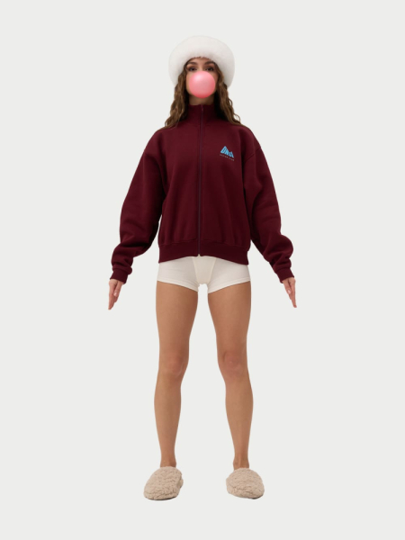 Zip толстовка с начесом