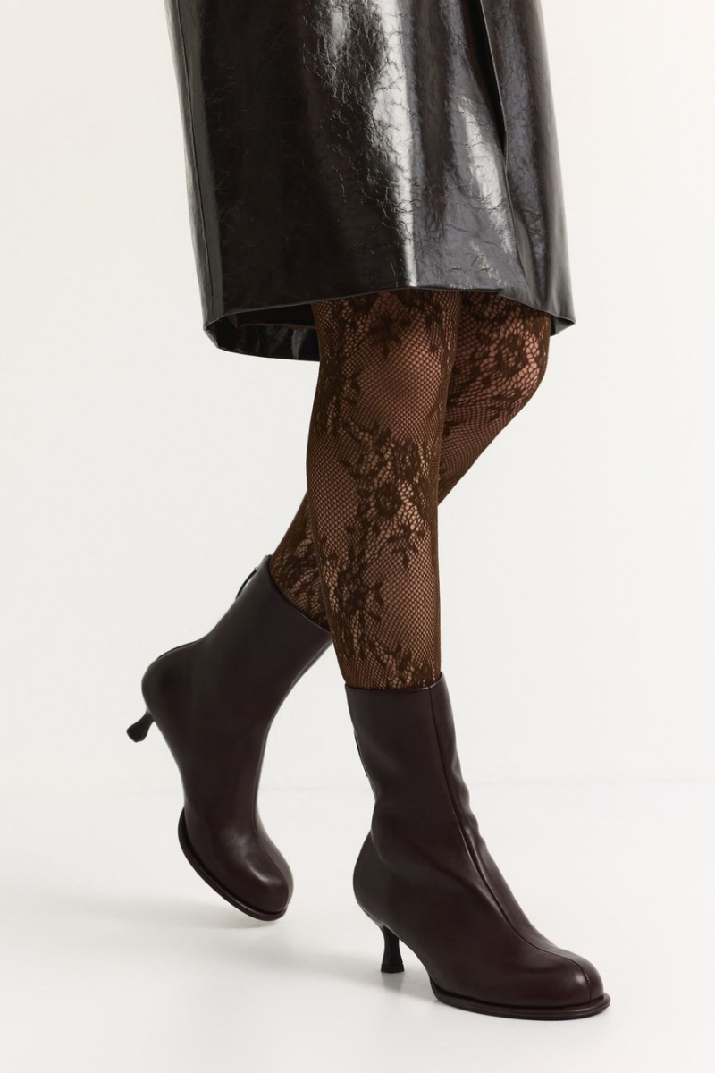 Ботильоны из экокожи Lera Nena, цвет: Бордовый LNU.301.17878.330 купить онлайн