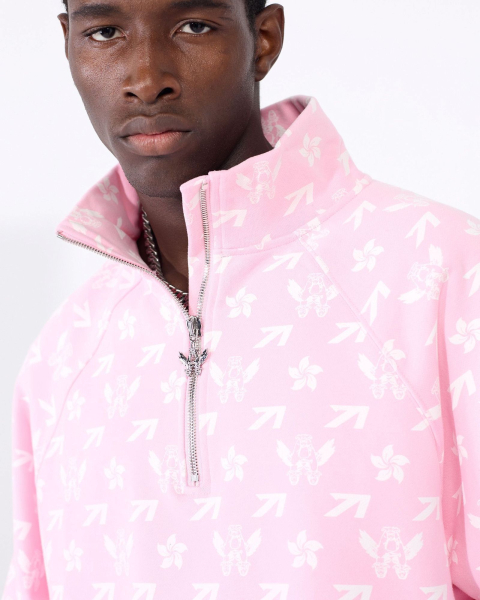 Свитшот PATTERN FLYING A PINK ASIA ST 71, цвет: розовый, Ast71.swt-pattern-A-pink купить онлайн