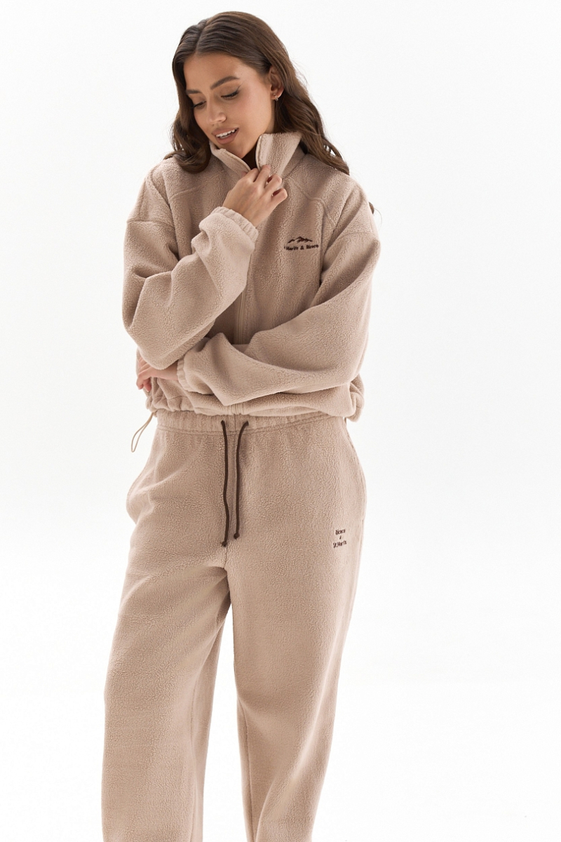 Толстовка из трикотажа teddy Alpine Ricoco, цвет: Серо-бежевый, 7025/1 купить онлайн